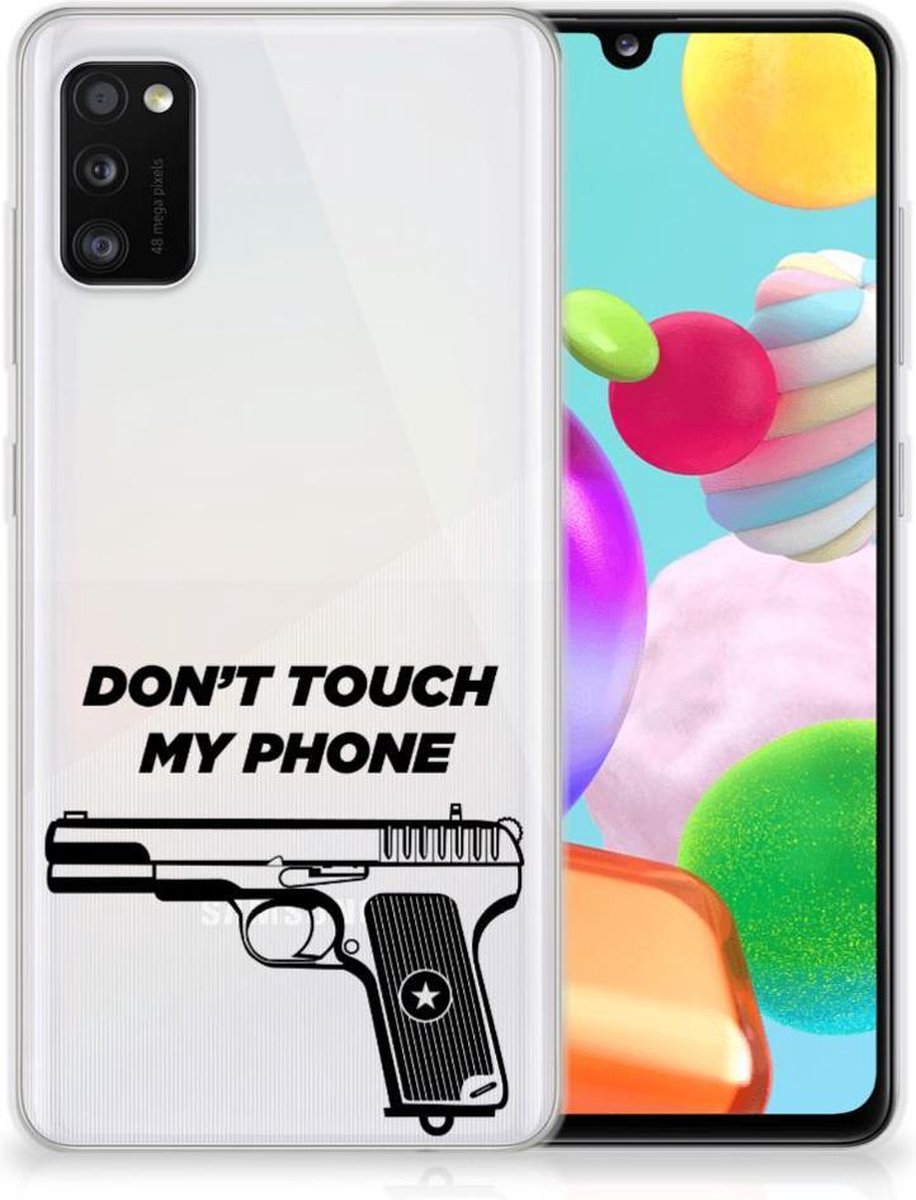 Samsung Galaxy A41 Silicone-hoesje Pistol DTMP