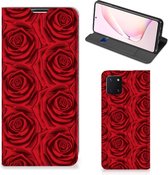 Mobiel Bookcase Geschikt voor Samsung Galaxy Note 10 Lite Smart Cover Red Roses