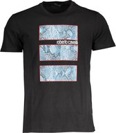 Roberto Cavalli T-shirt Zwart XL Heren