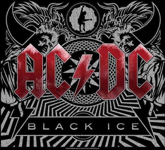 AC/DC Bandana Black Ice Zwart