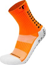 Trusox Anti-Slip Sportsokken  Sportsokken - Maat 39-42.5 - Unisex - oranje/zwart/grijs