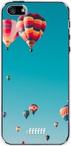 iPhone SE (2016) Hoesje Transparant TPU Case - Air Balloons #ffffff