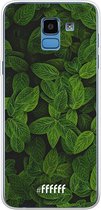 Samsung Galaxy J6 (2018) Hoesje Transparant TPU Case - Jungle Greens #ffffff