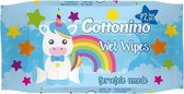 Cottonino Unicorn Vochtige Doekjes - Blue - Baby Wet Wipes 6x72 stuks