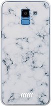 Samsung Galaxy J6 (2018) Hoesje Transparant TPU Case - Classic Marble #ffffff