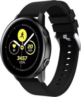 Strap-it Samsung Galaxy Watch Active silicone band - zwart