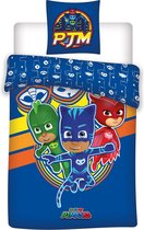 Carbotex Dekbedovertrek Pj Masks 140 X 200 Cm Blauw