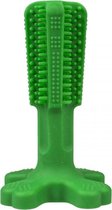 Duvo+ Chew `n play brush Groen M - 14,5x9x9cm