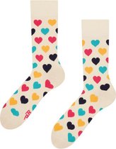 Good Mood Sokken - Kleurrijke Hartjes - Unisex Maat 35-38