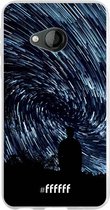 HTC U Play Hoesje Transparant TPU Case - Starry Circles #ffffff