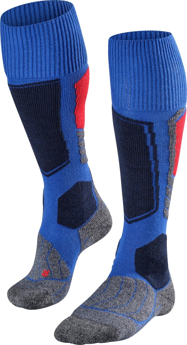 FALKE SK1 warm dik wol functioneel materiaal skisokken heren Blauw