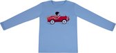 Ziegfeld T-shirt Bob In Auto Jongens Katoen Blauw/rood Maat 104