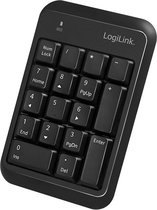 LogiLink ID0201 numeriek toetsenbord Bluetooth Notebook Zwart