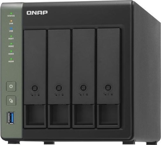 NAS Network Storage Qnap TS-431X3-4G Black - QNAP