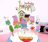 Peppa Pig | cake flag | taart vlag | taartversiering | taart topper | taart decoratie | decoratie topper