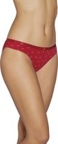Mini Slip Ysabel Mora | Rood | katoen Fantasie | XL