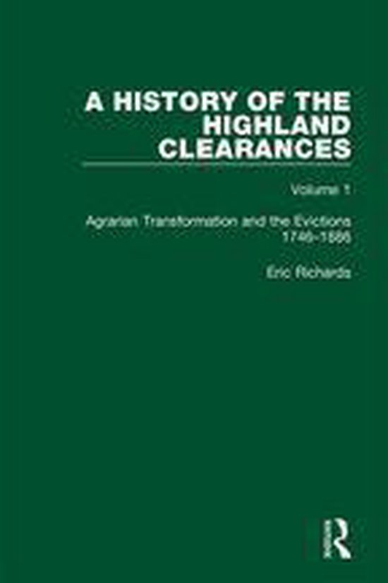 A History of the Highland Clearances - A History of the High ... - cover