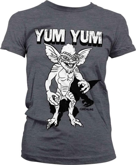 Gremlins Dames Tshirt -2XL- Yum Yum Grijs
