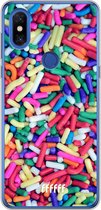 Xiaomi Mi Mix 3 Hoesje Transparant TPU Case - Sprinkles #ffffff