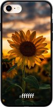 iPhone 7 Hoesje TPU Case - Sunset Sunflower #ffffff