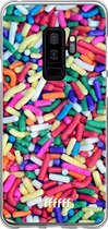 Samsung Galaxy S9 Plus Hoesje Transparant TPU Case - Sprinkles #ffffff