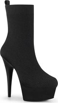 Pleaser Plateau Laarzen -39 Shoes- DELIGHT-1002-1 US 9 Zwart