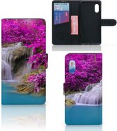 Wallet Bookcase Geschikt voor Samsung Xcover Pro Telefoonhoesje Waterval