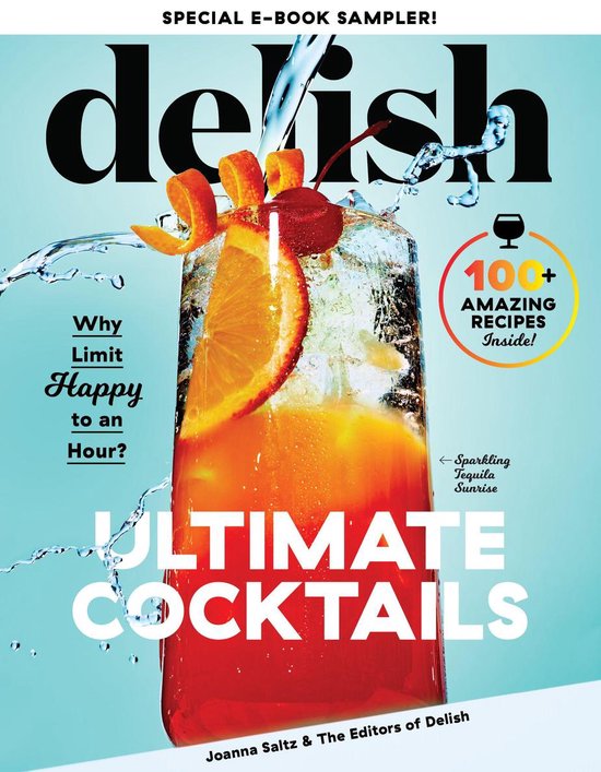 Delish Ultimate Cocktails Free 9-Recipe Sampler - cover