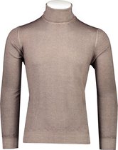 Gran Sasso  Trui Bruin Bruin Aansluitend - Maat XL  - Heren - Herfst/Winter Collectie - Wol