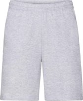 Heren korte broek / short / sportbroek grijs XL