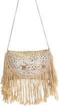 Jute tas - rechthoekige tas - clutch - 32 x 23 cm - handgemaakte tas - Cala Cavallet 2