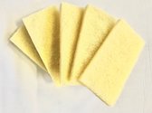 50 stuks doodlebug pads randreinigers Ivoor / wit 25 x 12 cm