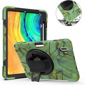 Tablet hoes geschikt voor Huawei MatePad Pro 10.8Cover - Hand Strap Armor Case - Camouflage