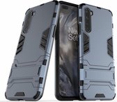OnePlus Nord Hybride Hoesje met Kickstand Blauw