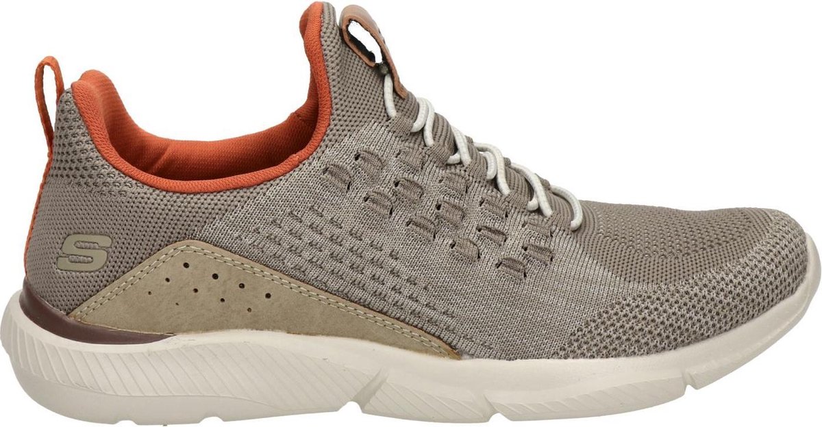 Skechers Streetwear heren sneaker Taupe - Schoenen.nl