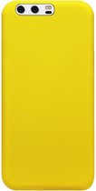 ADEL Siliconen Back Cover Softcase Hoesje Geschikt voor Huawei P10 Plus - Geel