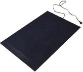 Schoonloopmat / Droogloopmat infrarood verwarmd 24 Watt 25x25cm, antislip 600W/m2 met aansluitkabel