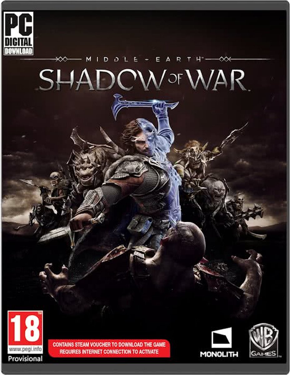 Middle-Earth: Shadow Of War - Windows (Steam-code) - Warner Bros. Entertainment