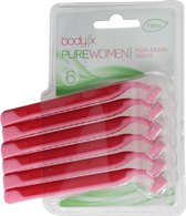 12x Body-X Women Pure Wegwerpmesjes 6 stuks