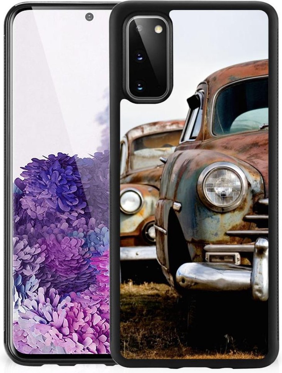 Back Cover voor Samsung Galaxy S20 Grip Case Vintage Auto