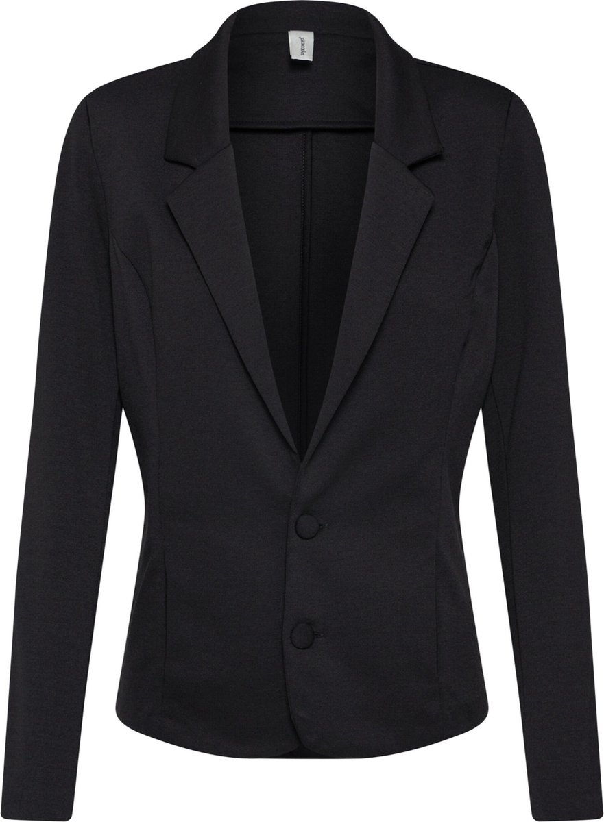 Soyaconcept blazer zwart met reverskraag en twee knopen voor dames - M (38)