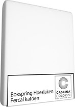 CASCINA COLORINI TC220 bosxpringhoeslaken 200x200/45 wit