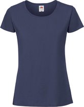 Fruit Of The Loom Vrouwen / Dames Ringgesponnen Premium T-Shirt (Ultramarine)