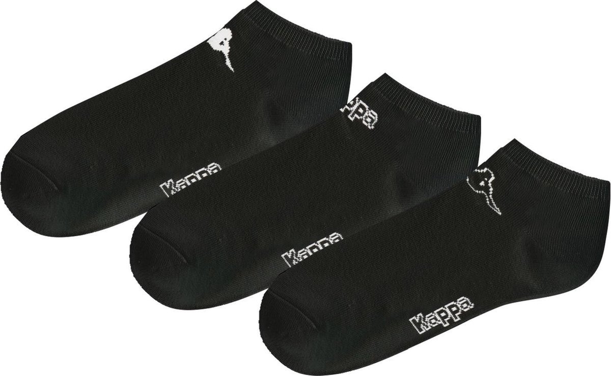 Kappa Logo Trex 3-Pack 3-Pack Sokken 35 38 Zwart