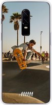 OnePlus 6 Hoesje Transparant TPU Case - Let's Skate #ffffff