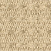 DUTCH WALLCOVERINGS Behang Geometric beige