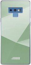 Samsung Galaxy Note 9 Hoesje Transparant TPU Case - Fresh Geometric #ffffff