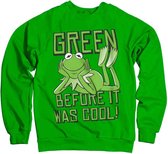 The Muppets Sweater/trui -2XL- Kermit - Green, Before It Was Cool! Groen