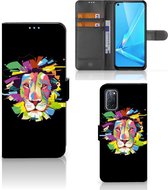 GSM Hoesje OPPO A72 | OPPO A52 Book Cover Lion Color