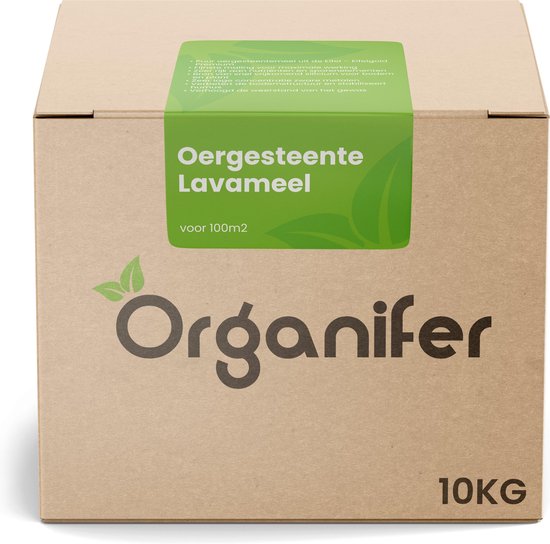 Lavameel uit Eifel Oergesteente (10Kg voor 100m2) Organifer